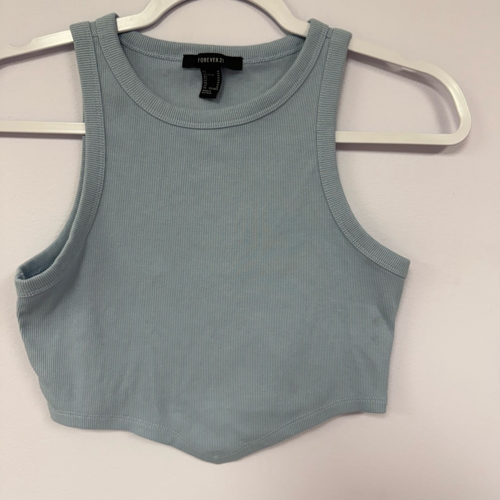 Forever 21 Light Blue Tank Top